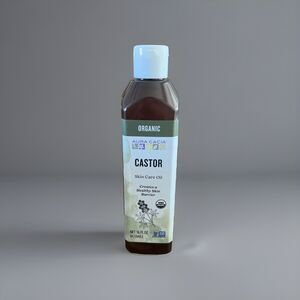 Aura Cacia Certified Organic Castor Oil - Skin Care Oil - 16 oz (473mL) Non-GMO